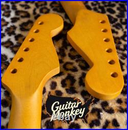 Reverse Headstock Maple Rosewood Slab Stratocaster Jumbo Rolledfrets Satin Nitro
