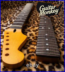Reverse Headstock Maple Rosewood Slab Stratocaster Jumbo Rolledfrets Satin Nitro