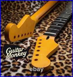 Reverse Headstock Maple Rosewood Slab Stratocaster Jumbo Rolledfrets Satin Nitro