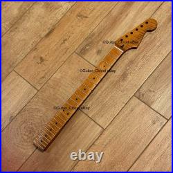 Roasted Flame Maple Stainless Strat Guitar Neck Nitro Satin Fits Fender SM22BT Roasted Flame Maple Stainless Strat Guitar Neck Nitro Satin Fits Fender SM22BT