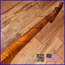 Roasted Flame Maple Stainless Strat Guitar Neck Nitro Satin Fits Fender SM22G