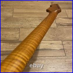 Roasted Flame Maple Strat Guitar Neck Nitro Satin Fits Warmoth & Fender SM22B0