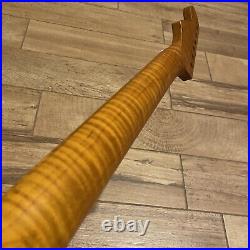 Roasted Flame Maple Strat Guitar Neck Nitro Satin Fits Warmoth & Fender SM22B0