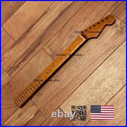 Roasted Flame Maple Strat Guitar Neck Satin Fits Fender & Warmoth Body SM2P