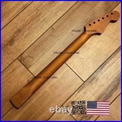 Roasted Maple Rosewood Strat Neck Left Handed Lefty Nitro Fits Fender LSR02A Roasted Maple Rosewood Strat Neck Left Handed Lefty Nitro Fits Fender LSR02A