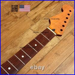 Roasted Maple Rosewood Strat Neck Left Handed Lefty Nitro Fits Fender LSR02BX Roasted Maple Rosewood Strat Neck Left Handed Lefty Nitro Fits Fender LSR02BX