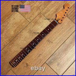 Roasted Maple Rosewood Strat Neck Left Handed Lefty Nitro Fits Fender LSR02BX Roasted Maple Rosewood Strat Neck Left Handed Lefty Nitro Fits Fender LSR02BX