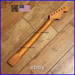 Roasted Maple Rosewood Strat Neck Left Handed Lefty Nitro Fits Fender LSR02BX Roasted Maple Rosewood Strat Neck Left Handed Lefty Nitro Fits Fender LSR02BX