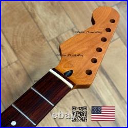 Roasted Maple Rosewood Strat Neck Left Handed Lefty Nitro Fits Fender LSR02C