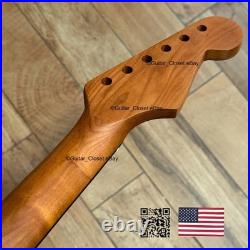 Roasted Maple Rosewood Strat Neck Left Handed Lefty Nitro Fits Fender LSR02C