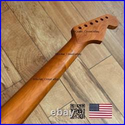 Roasted Maple Rosewood Strat Neck Left Handed Lefty Nitro Fits Fender LSR02C