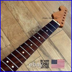 Roasted Maple Rosewood Strat Neck Left Handed Lefty Nitro Fits Fender LSR02C