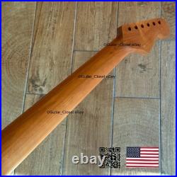 Roasted Maple Rosewood Strat Neck Left Handed Lefty Nitro Fits Fender LSR02E