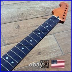 Roasted Maple Rosewood Strat Neck Left Handed Lefty Nitro Fits Fender LSR7