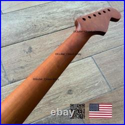Roasted Maple Rosewood Strat Neck Left Handed Lefty Nitro Fits Fender LSR7