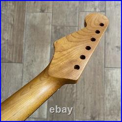 Roasted Maple Rosewood Strat Neck Nitro Satin Fits Warmoth Fender SR02B3