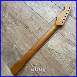 Roasted Maple Rosewood Strat Neck Nitro Satin Fits Warmoth Fender SR02B3