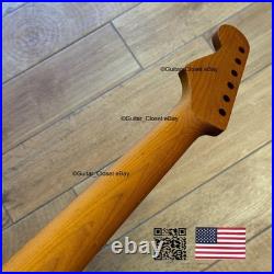 Roasted Maple Rosewood Strat Neck Nitro Satin Fits Warmoth Fender SR02B7 Roasted Maple Rosewood Strat Neck Nitro Satin Fits Warmoth Fender SR02B7