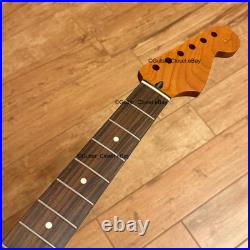 Roasted Maple Rosewood Strat Neck Nitro Satin Fits Warmoth Fender SR02BD