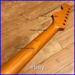 Roasted Maple Rosewood Strat Neck Nitro Satin Fits Warmoth Fender SR02BD