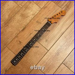 Roasted Maple Rosewood Strat Neck Nitro Satin Fits Warmoth Fender SR02BD