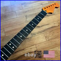 Roasted Maple Rosewood Strat Neck Nitro Satin Fits Warmoth Fender SR02G
