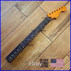 Roasted Maple Rosewood Strat Neck Nitro Satin Fits Warmoth Fender SR02H