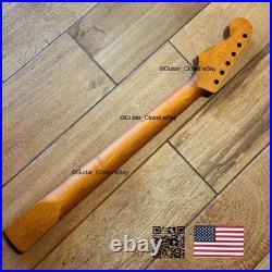 Roasted Maple Rosewood Strat Neck Nitro Satin Fits Warmoth Fender SR02H