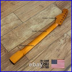 Roasted Maple Rosewood Strat Neck Nitro Satin Fits Warmoth Fender SR02NN