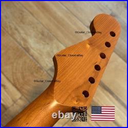 Roasted Maple Rosewood Strat Neck Nitro Satin Fits Warmoth & Fender body SR02B1