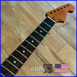 Roasted Maple Rosewood Strat Neck Nitro Satin Fits Warmoth & Fender body SR02B1