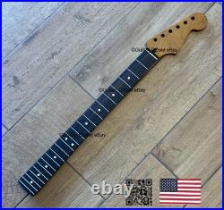 Roasted Maple Rosewood Strat Neck Nitro Satin Fits Warmoth & Fender body SR02BD