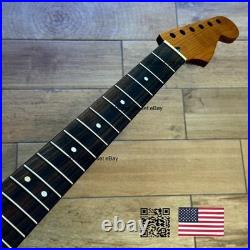 Roasted Maple Rosewood Strat Neck Nitro Satin Fits Warmoth & Fender body SR02 Roasted Maple Rosewood Strat Neck Nitro Satin Fits Warmoth & Fender body SR02