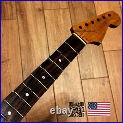 Roasted Maple Rosewood Strat Neck Satin Fits Warmoth & Fender SR02BX