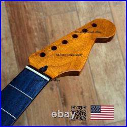 Roasted Maple Rosewood Strat Neck Satin Fits Warmoth & Fender SR02D