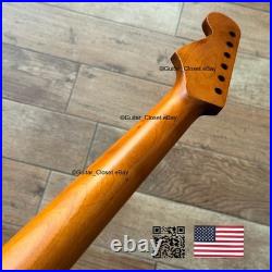 Roasted Maple Rosewood Strat Neck Satin Fits Warmoth & Fender SR02D