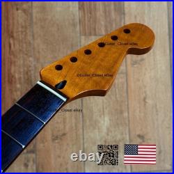 Roasted Maple Rosewood Strat Neck Satin Fits Warmoth & Fender SR02J