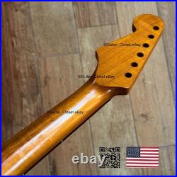 Roasted Maple Rosewood Strat Neck Satin Fits Warmoth & Fender SR02J