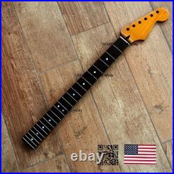 Roasted Maple Rosewood Strat Neck Satin Fits Warmoth & Fender SR02J