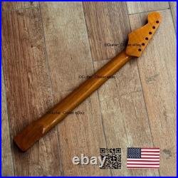Roasted Maple Rosewood Strat Neck Satin Fits Warmoth & Fender SR02J