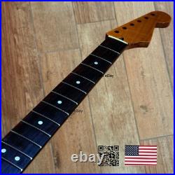 Roasted Maple Rosewood Strat Neck Satin Fits Warmoth & Fender SR02J