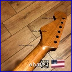 Roasted Maple Rosewood Strat Neck Satin Fits Warmoth Fender bodies 0SR3