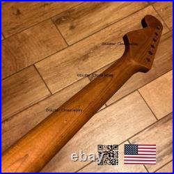 Roasted Maple Rosewood Strat Neck Satin Fits Warmoth Fender bodies 0SR3 Roasted Maple Rosewood Strat Neck Satin Fits Warmoth Fender bodies 0SR3