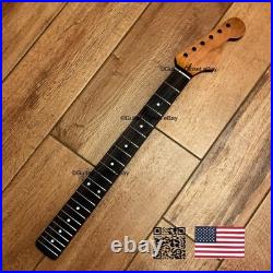 Roasted Maple Rosewood Strat Neck Satin Fits Warmoth Fender bodies 0SR3