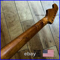 Roasted Maple Rosewood Strat Neck Satin Fits Warmoth Fender bodies 0SRA