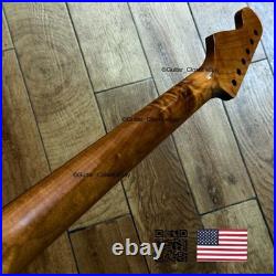Roasted Maple Rosewood Strat Neck Satin Fits Warmoth Fender bodies 0SRA