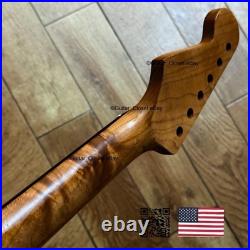 Roasted Maple Rosewood Strat Neck Satin Fits Warmoth Fender bodies 0SRA