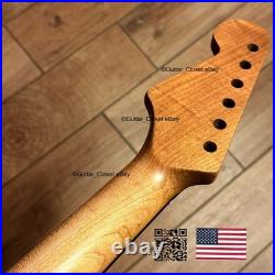 Roasted Maple Rosewood Strat Neck Satin Fits Warmoth Fender bodies 0SRB