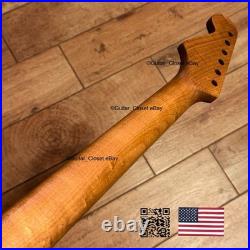 Roasted Maple Rosewood Strat Neck Satin Fits Warmoth Fender bodies 0SRB