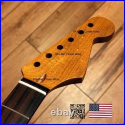 Roasted Maple Rosewood Strat Neck Satin Fits Warmoth Fender bodies 0SRE